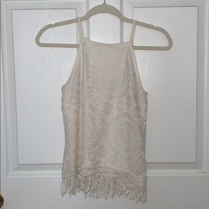 Lace tank top